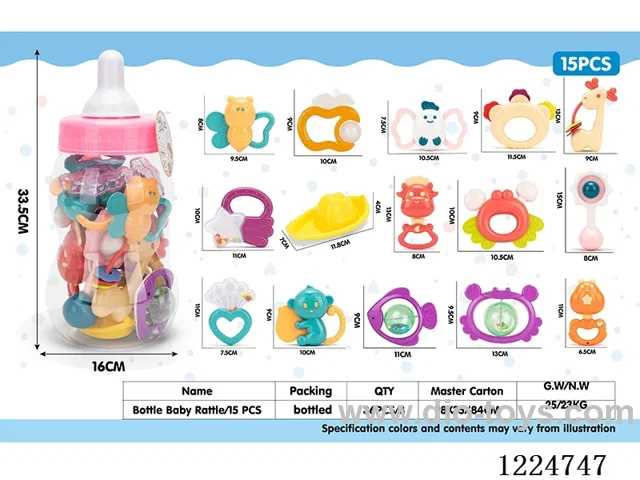 Baby Rattles 15 PCS