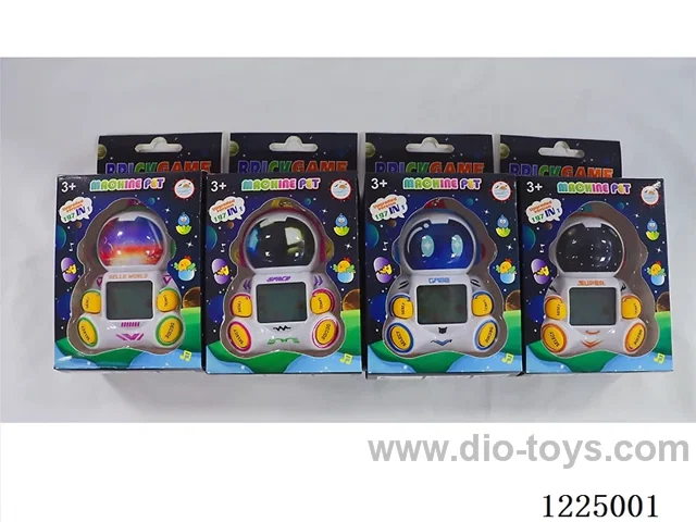 Upgraded 197-in-1 Multi-language Electronic Pet Machine with Colorful Backgrounds (not included 2*AAA)