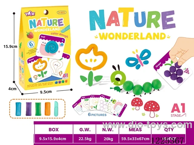 Nature DIY Colorful Clay