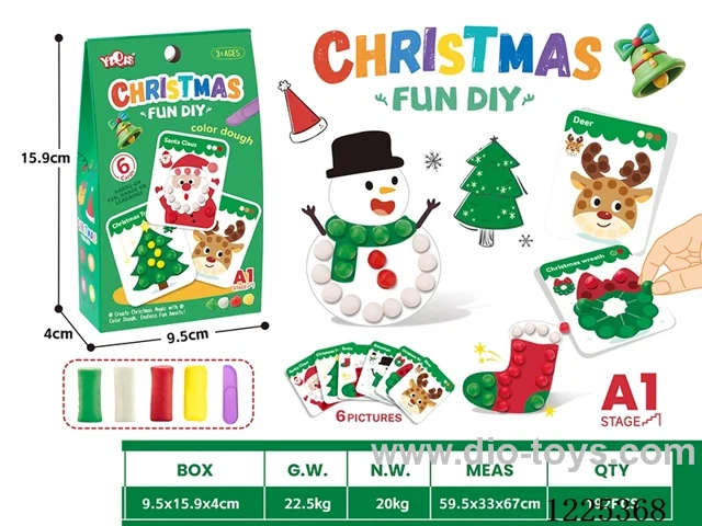 Christmas DIY Colorful Clay
