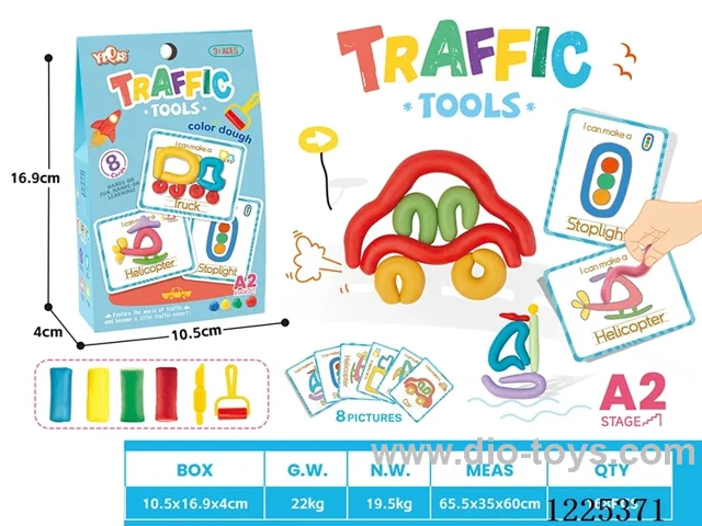 Transportation DIY Colorful Clay