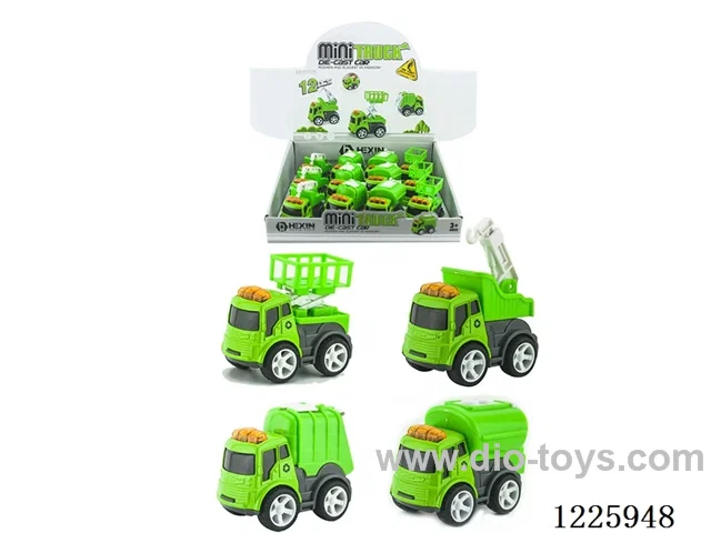 Alloy Inertia Sanitation Vehicle(12PCS)