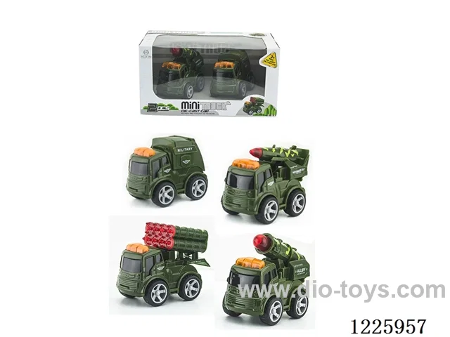 Alloy Inertia Military Vehicle(2PCS)