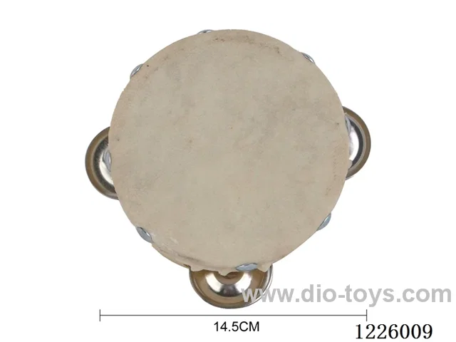 5 inch half-wood tambourine 14.5CM