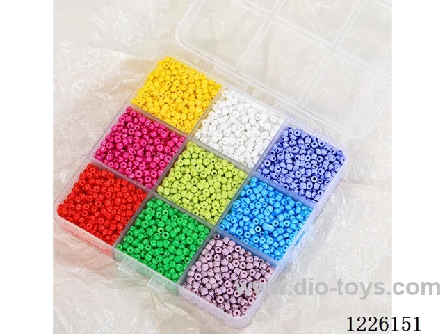 DIY Jewelry Set (3mm rice beads + wire (9 compartments))