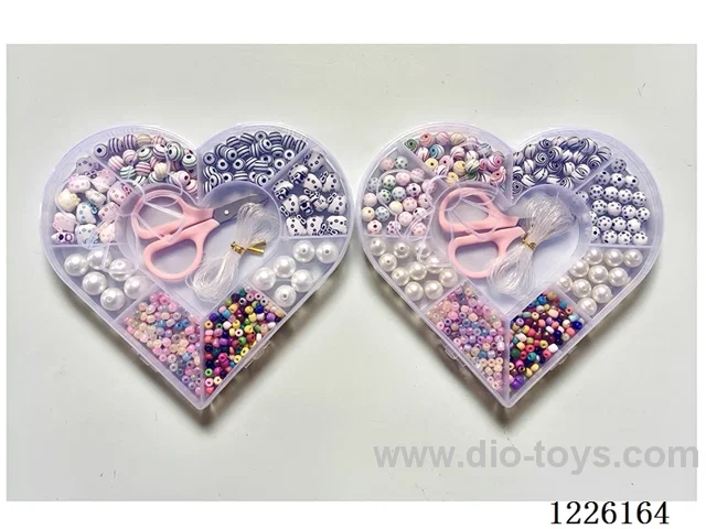 DIY Jewelry Set (4mm Rice Beads + 10/12mm Pearls + 8mm Colorful Beads + Scissor Wire (9 Gauge))