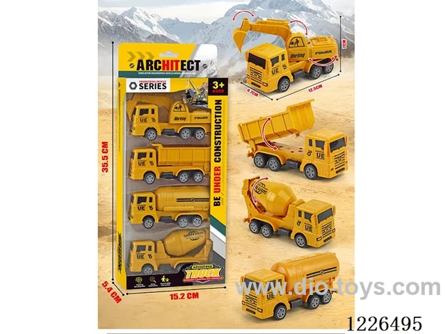 Pull Back Engineering Vehicle