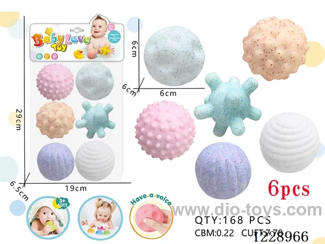 6PCS Vinyl Water Play Toys