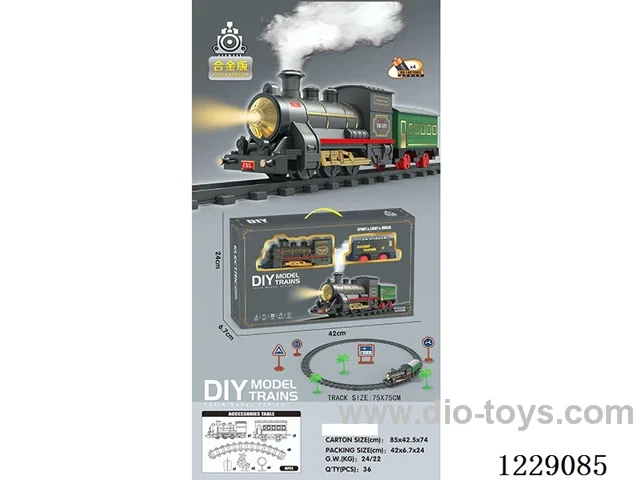 B/O Alloy Railway Train with spray