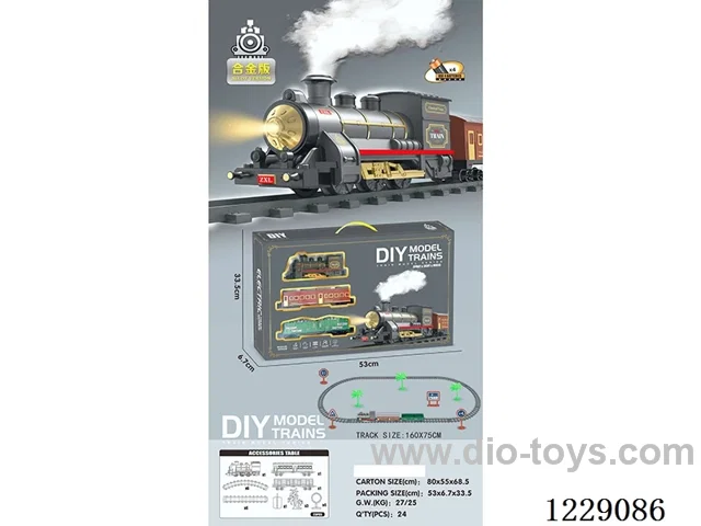 B/O Alloy Railway Train with spray