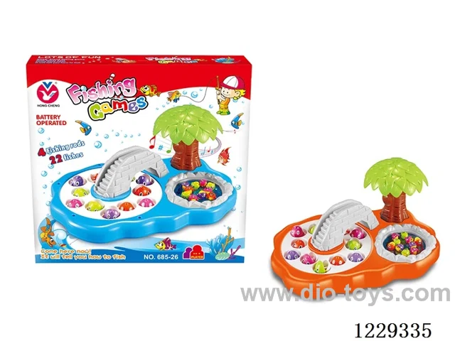 B/O fishing toys with light/music(22 fish)