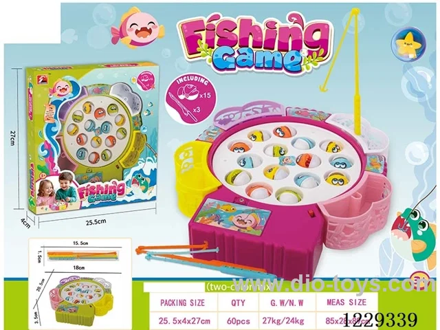B/O fishing toys 2 colors mixed
