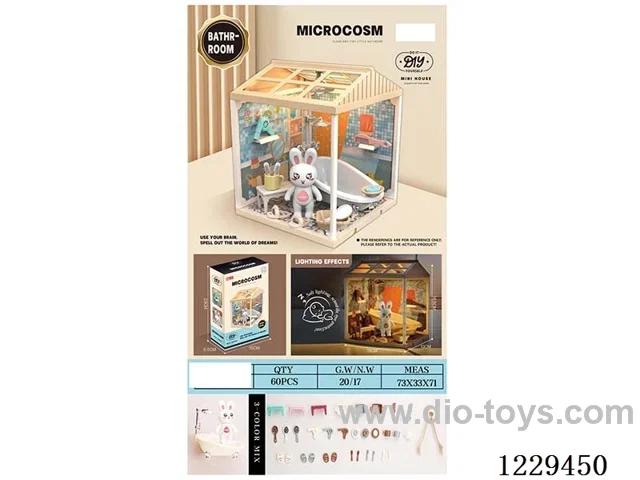 Bathroom set (included 3*AG13)