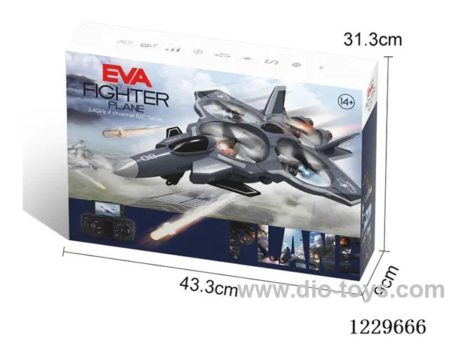 EVA Combat Fighter 2.4G (standard + launch missile + camera) (included battery)