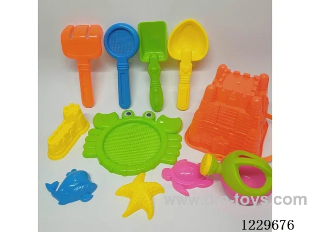 Beach bucket sand shovel set 11pcs