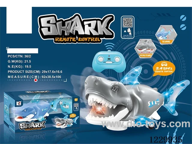 2.4G RC shark W L/M not included battery