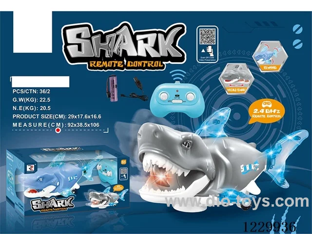 2.4G RC shark W L/M included battery
