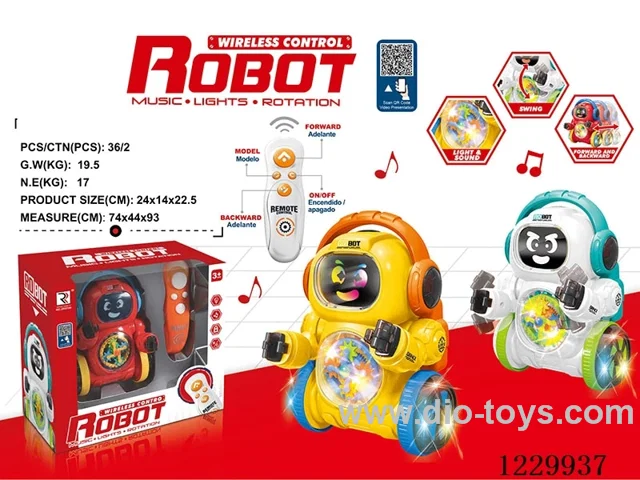 Infrared RC Robot W L/M not included battery
