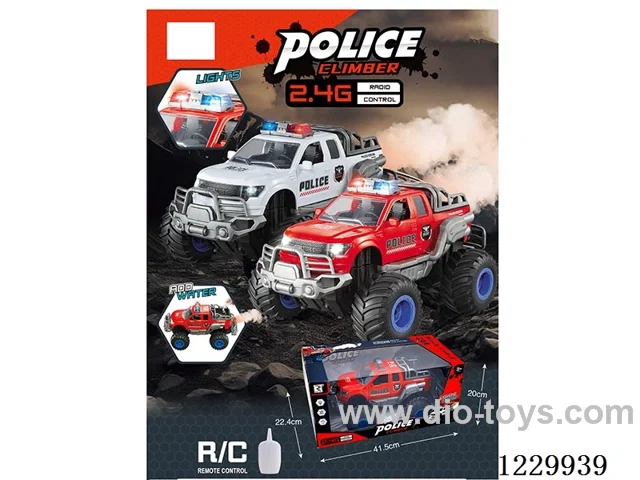2.4G RC car with spray not included battery