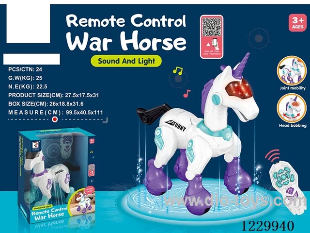 9ch Infrared RC unicorn included battery