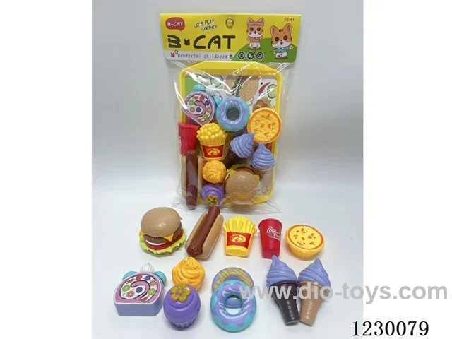 Hamburger dessert cake set
