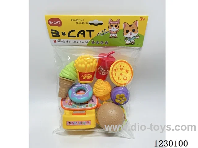 Cash Register Hamburger Set