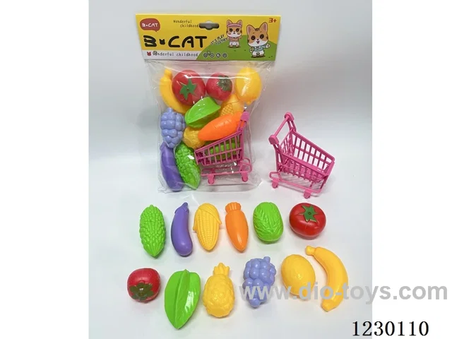 Shopping Cart Fruit and Vegetable Set