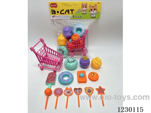 Shopping Cart Dessert Cake Set
