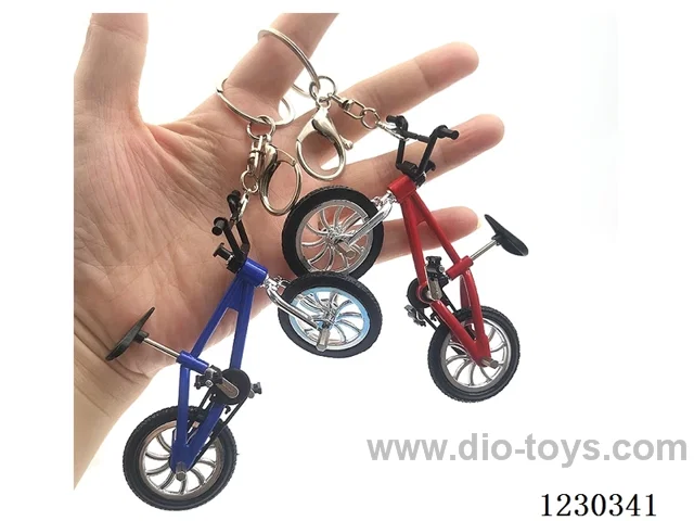 1:64 Free Wheel Alloy Bicycle Key Chain