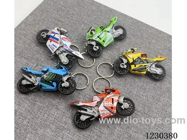 1:64 Free Wheel Alloy Motorcycle Key Chain