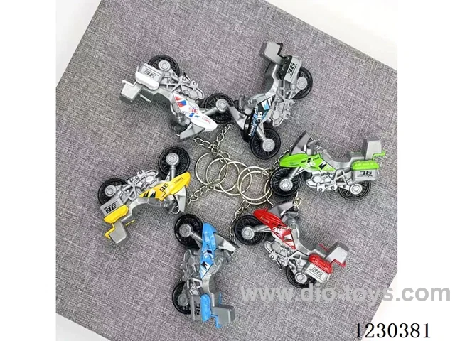 1:64 Free Wheel Alloy Motorcycle Key Chain