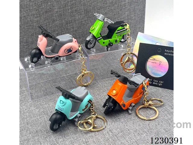 1:60 Free Wheel Alloy Motorcycle Key Chain