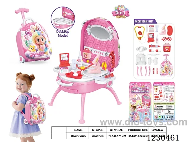Labu 4-in-1 Handle Alloy Backpack - Girls' Medical Supplies