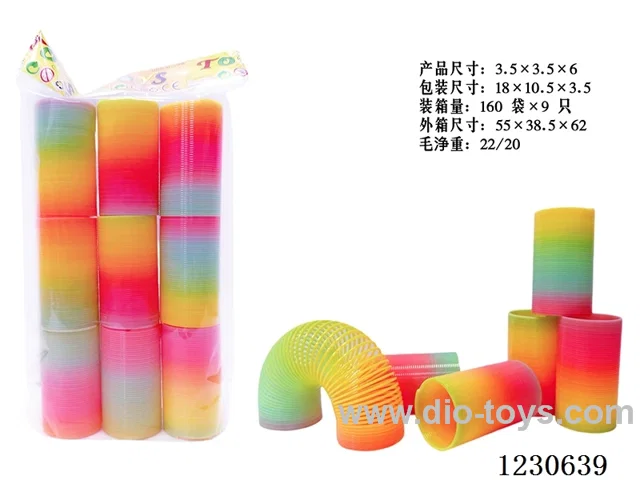 3.5*6 rainbow circle 9PCS