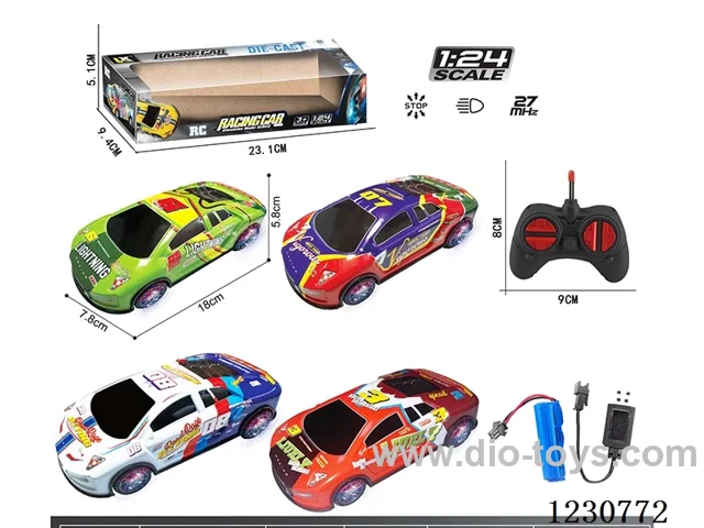 27MHZ 1:24 4ch Lamborghini alloy RC car with lights, battery included