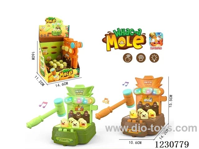 Whack-a-Mole Game Machine W L/M, Battery Not Included