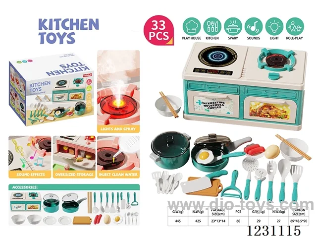 Stove Top Series 33PCS - 3*AA batteries not included