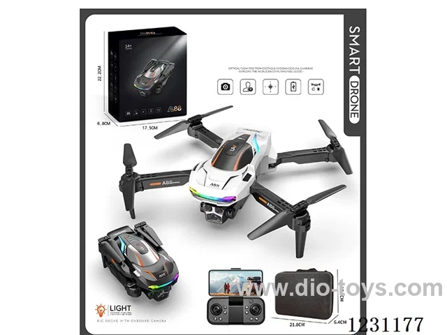Optical flow dual-camera drone