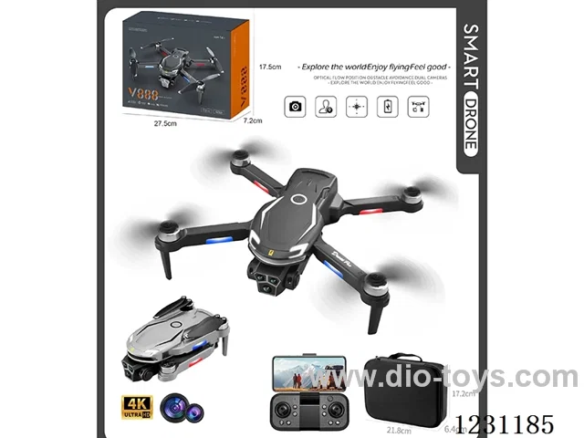 Altitude Hold Brushless Obstacle Avoidance Dual Camera Drone