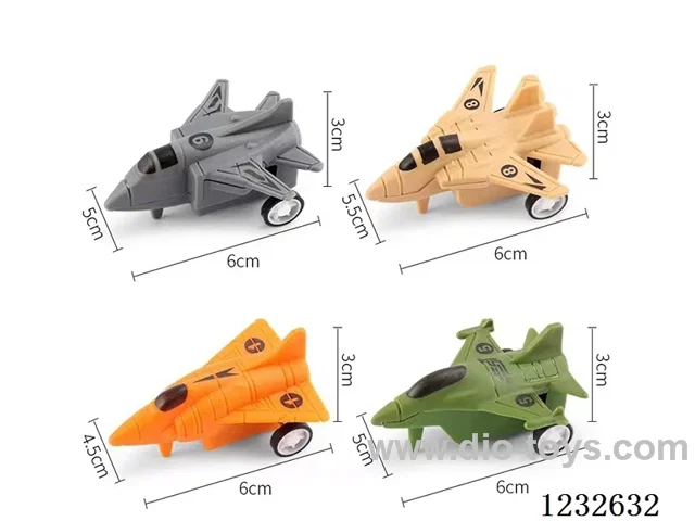 Fighter Jet-pull back 4PCS in one bag