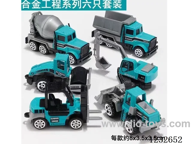 Alloy Construction Vehicle Series -free wheel