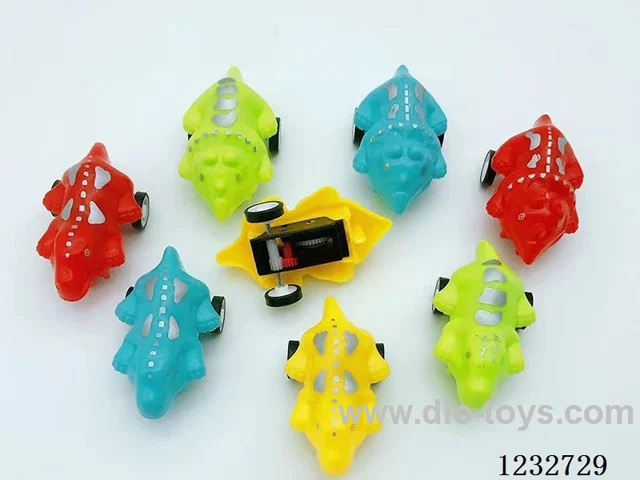 Dinosaur pull-back car (medium package single price)