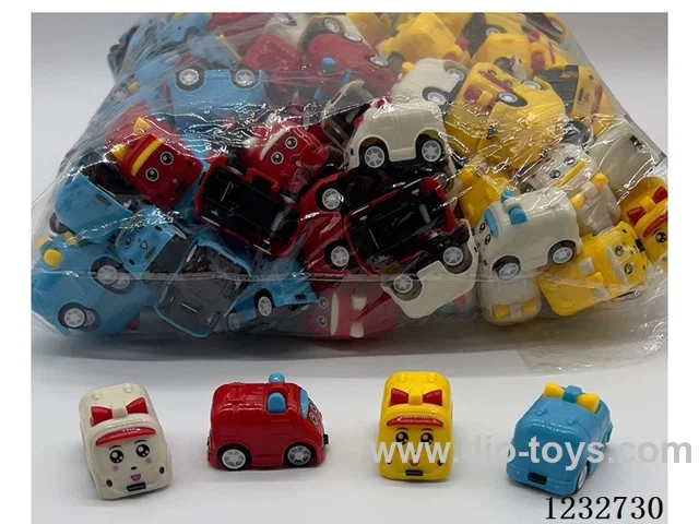 Cartoon pull-back police car (medium package single price)