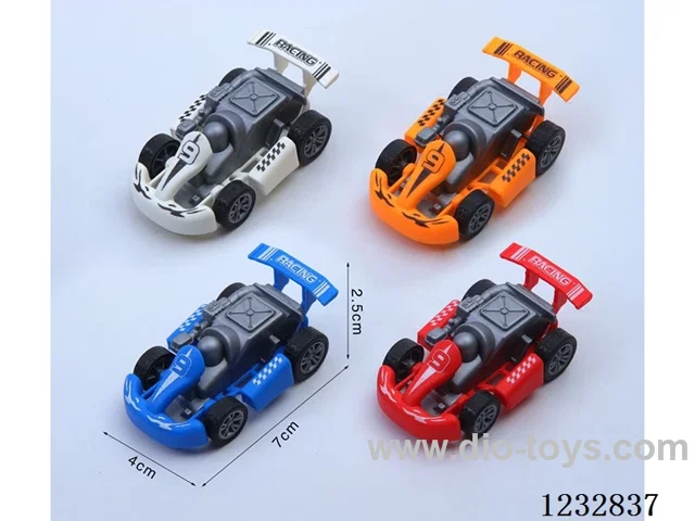 4 colors pull back go-kart