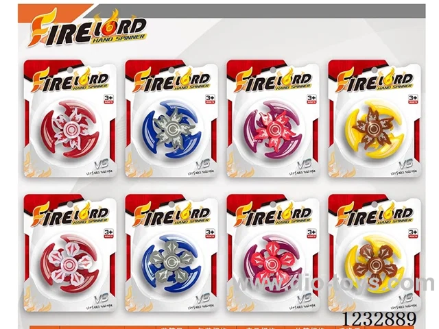 Flame Finger Double-Layer Spinning Top