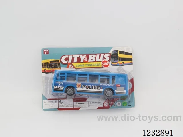 Free wheel police car bus