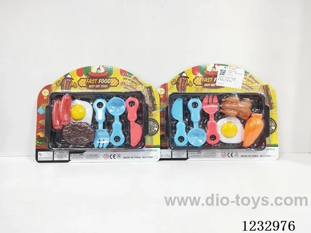 Two types of food sets mixed
