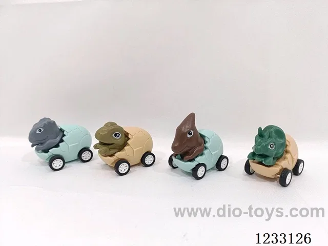 Pull Back Dinosaur Egg Truck
