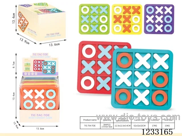 Tic-tac-toe game 24pcs/box