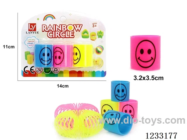 3 rainbow rings